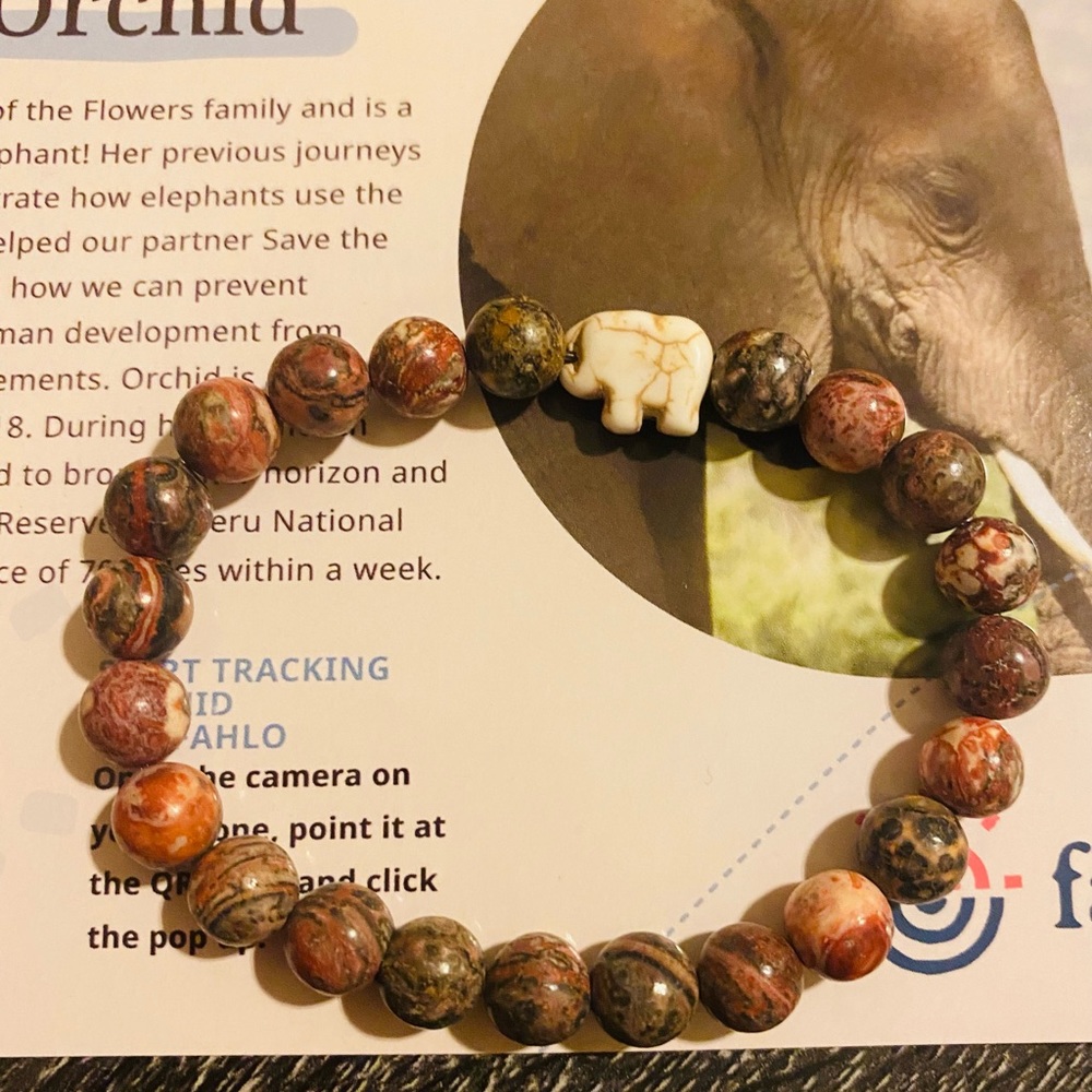 Tracking Elephants Bracelet !